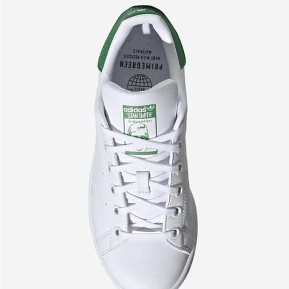 🔥🔥HOST PIC🔥🔥 Adidas White and Green Sneakers Low-Top Casual FX7524 - Picture 13 of 14
